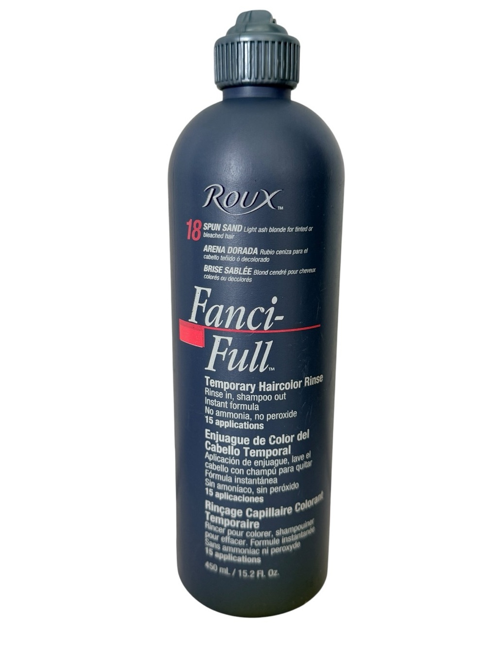 Roux Fanci-Full Temporary Haircolor Rinse #18 Spun Sand 15.2 fl oz New